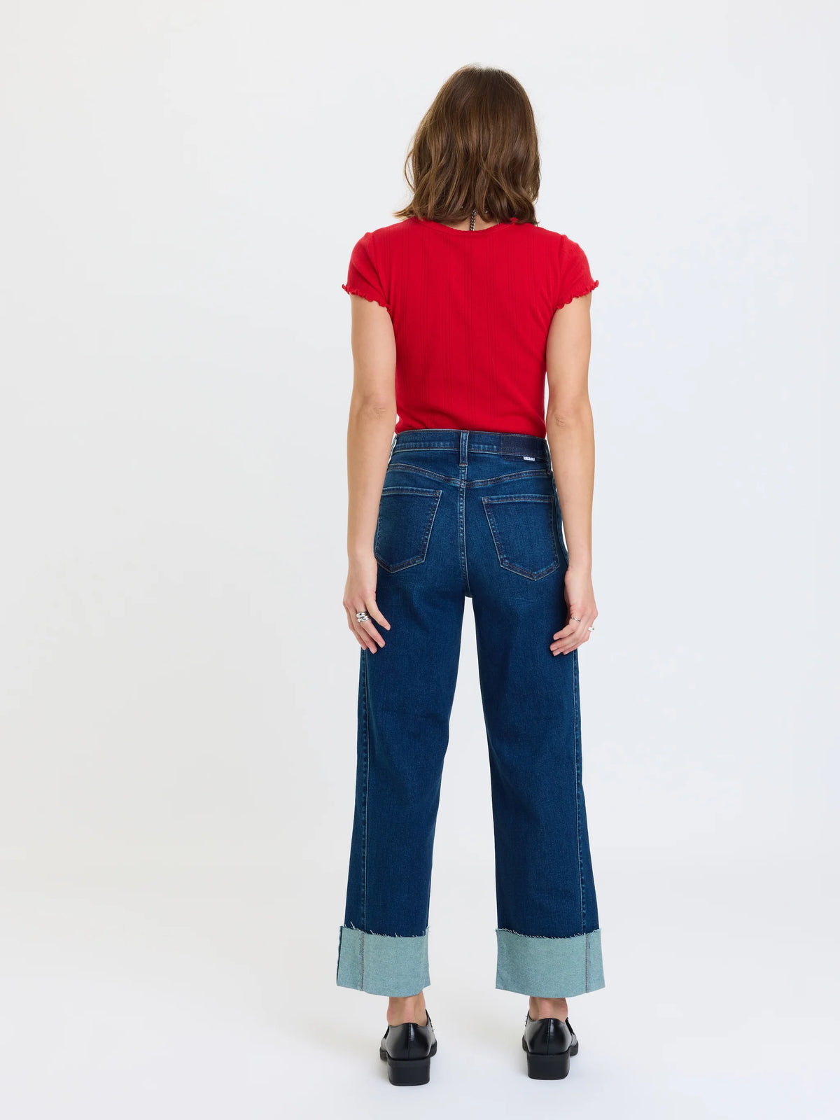 Daze Denim Pleaser High Rise Wide Ankle 02-10
