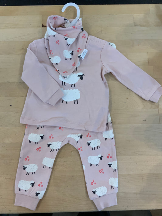 MID 3 Pc Set (Bib, Pants, Long sleeve)