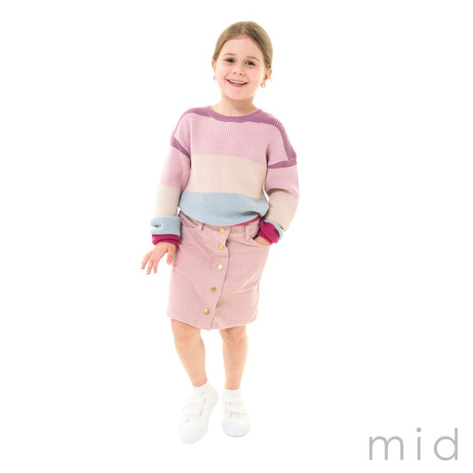 MID Knit Striped Sweater FN