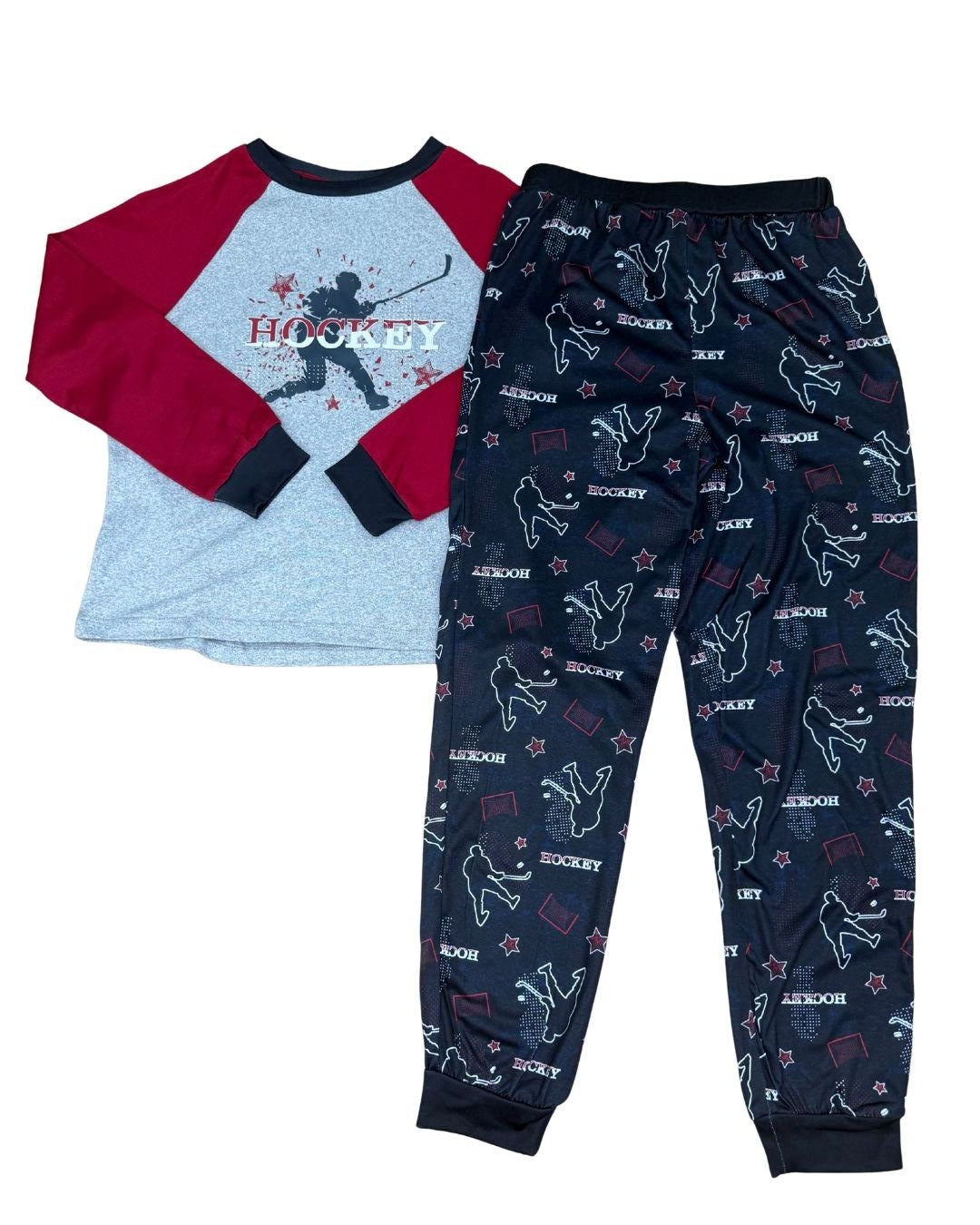Mid Red Hockey Pajamas 02-08