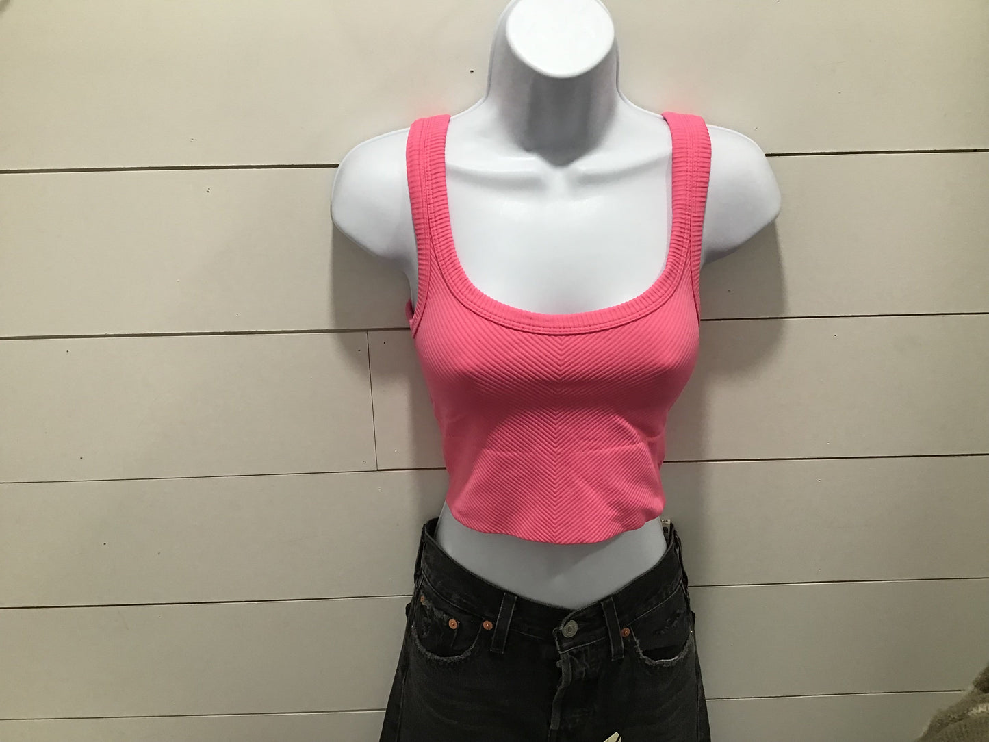 Nikibiki Chevron Ribbed Crop Top - SP24