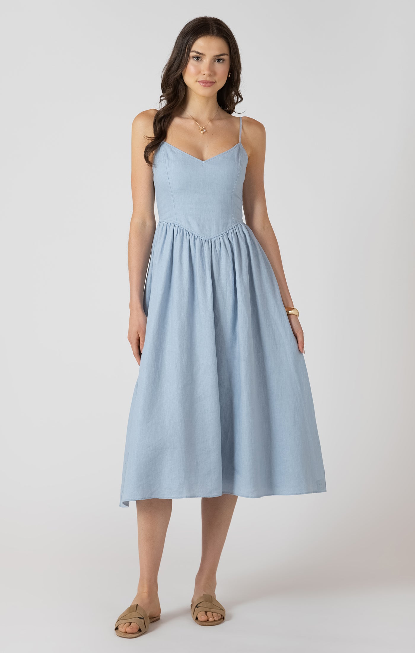 Dex V Waist Maxi Dress SP