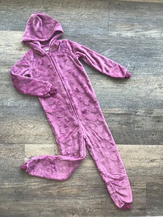 MID Plush Heart One Piece PJs FN