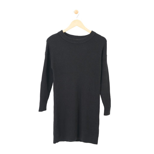 Mid Black Knit Dress FN