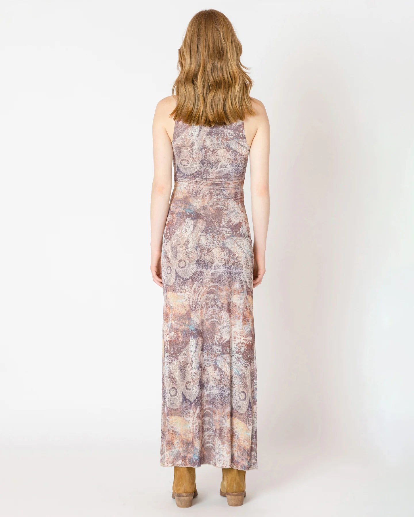 Dex Shirred Mesh Dress FN