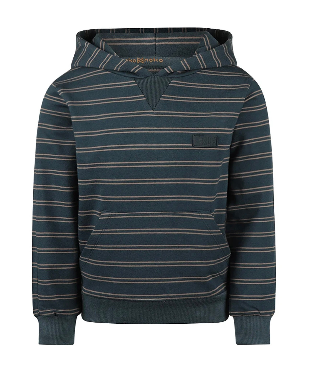 Koko Noko Steel Blue Striped Hoodie FN