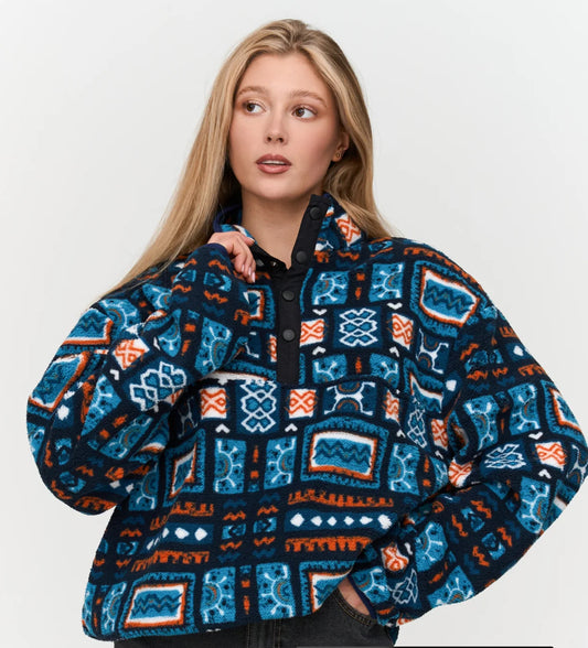 24 Colours Sherpa 1/4 Pullover FN