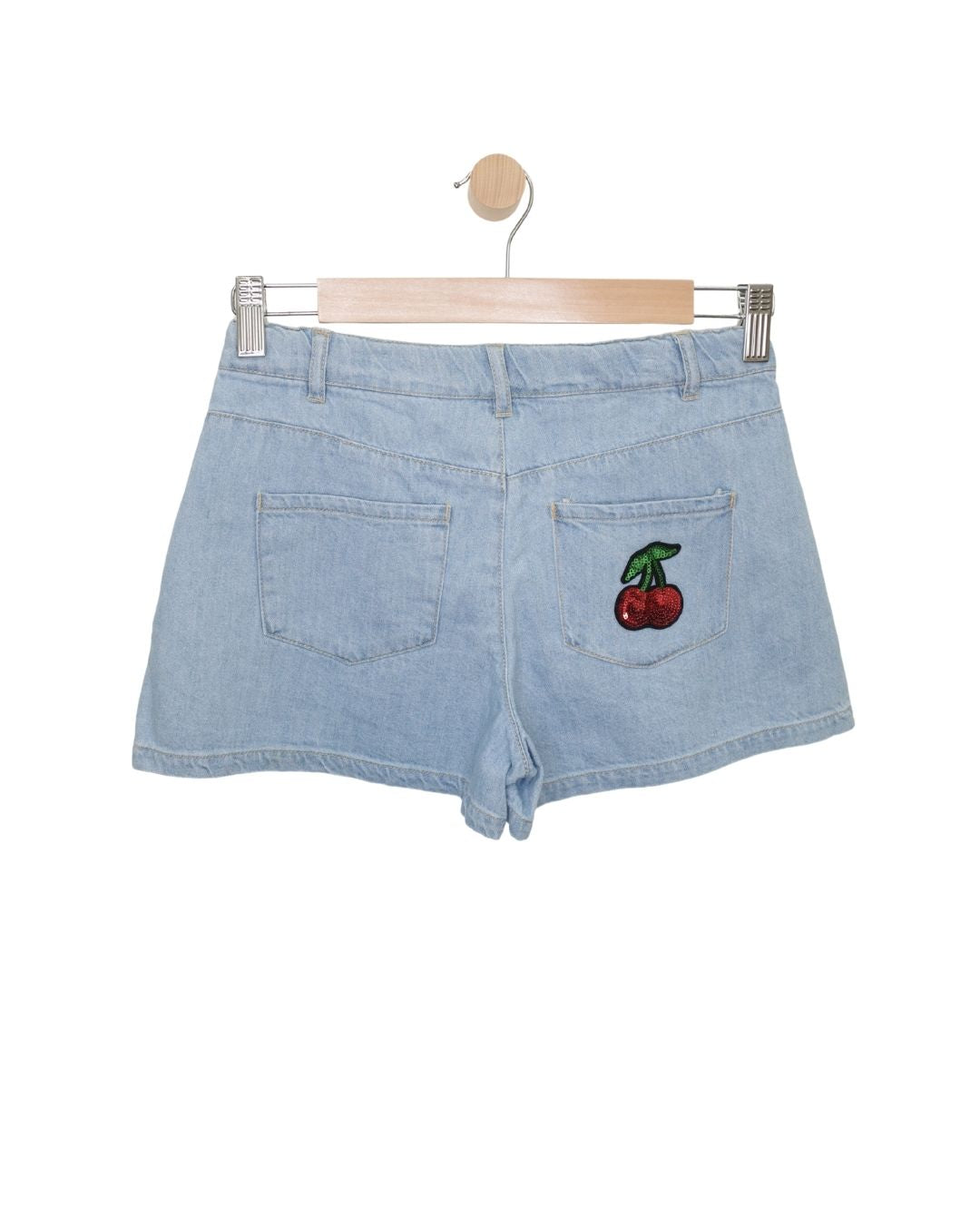 MID Cherry Denim Shorts SP