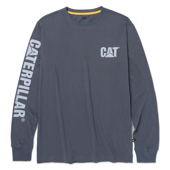 CAT Trademark Banner Long Sleeve Shirt 02-08