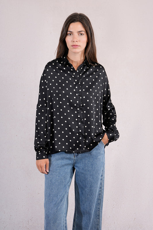 Molly Bracken Polk-a-Dot Button Down FN