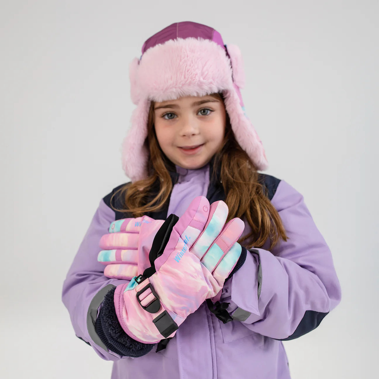 WinterProof Girls Dreamy Pastel Ski Glove