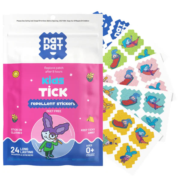Nat Pat Trail Patch Tick Repellent Stickers