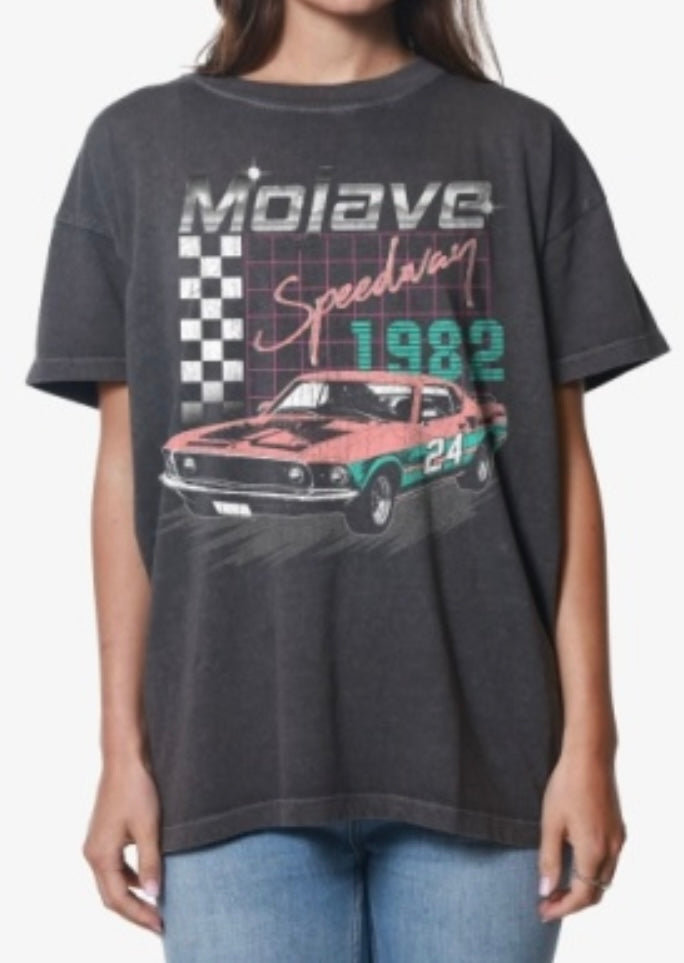 Girl Dangerous Mojave Speedway Oversized Tee FN