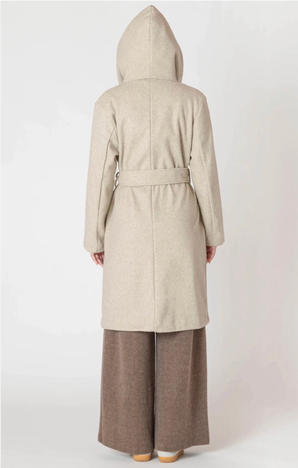 Room 34 Belted Hooded Coat 02-08