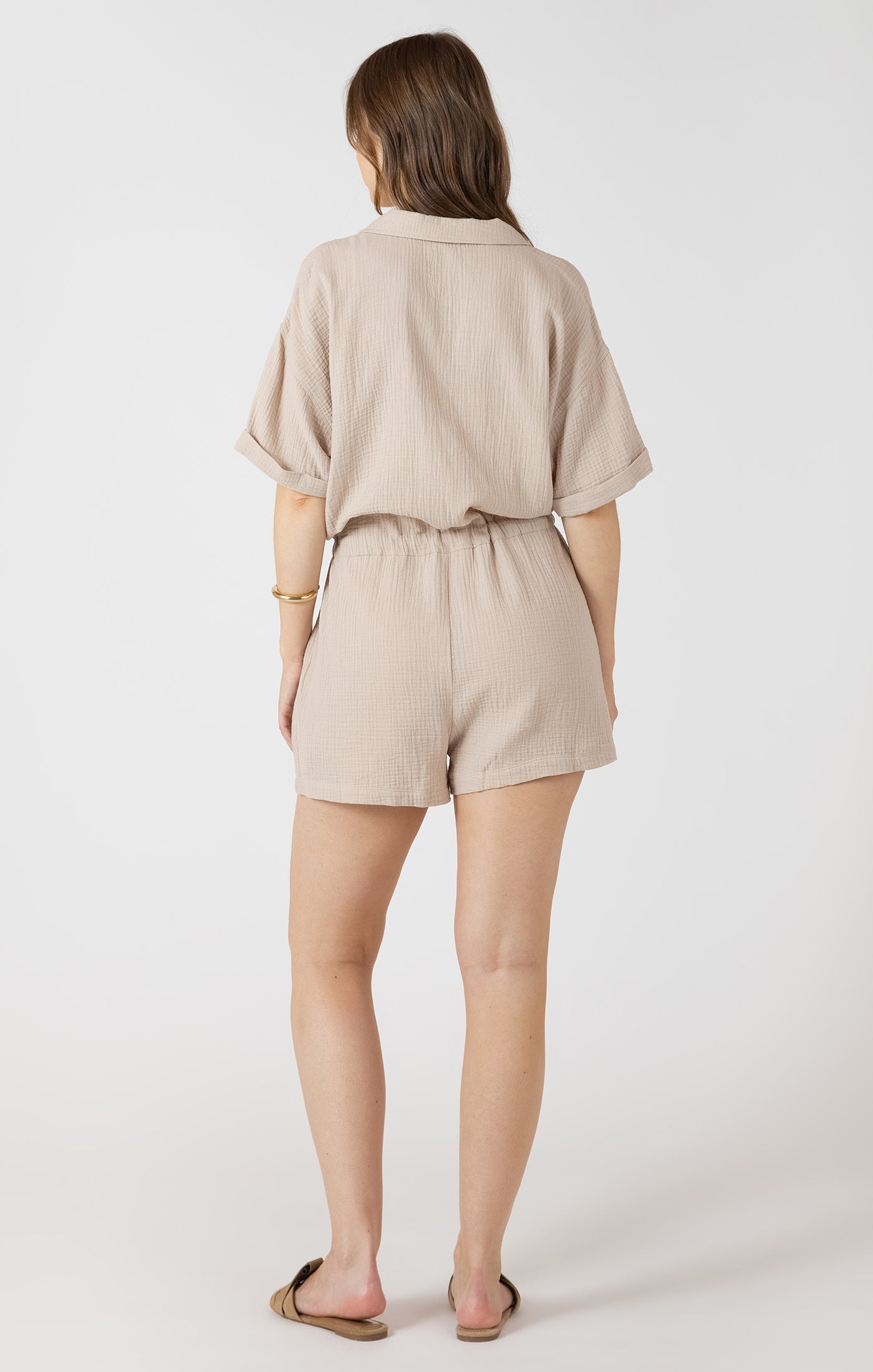 Dex Polo V-Neck Romper SP