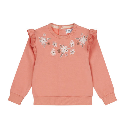 Dirkje Pink Flower Sweater FN