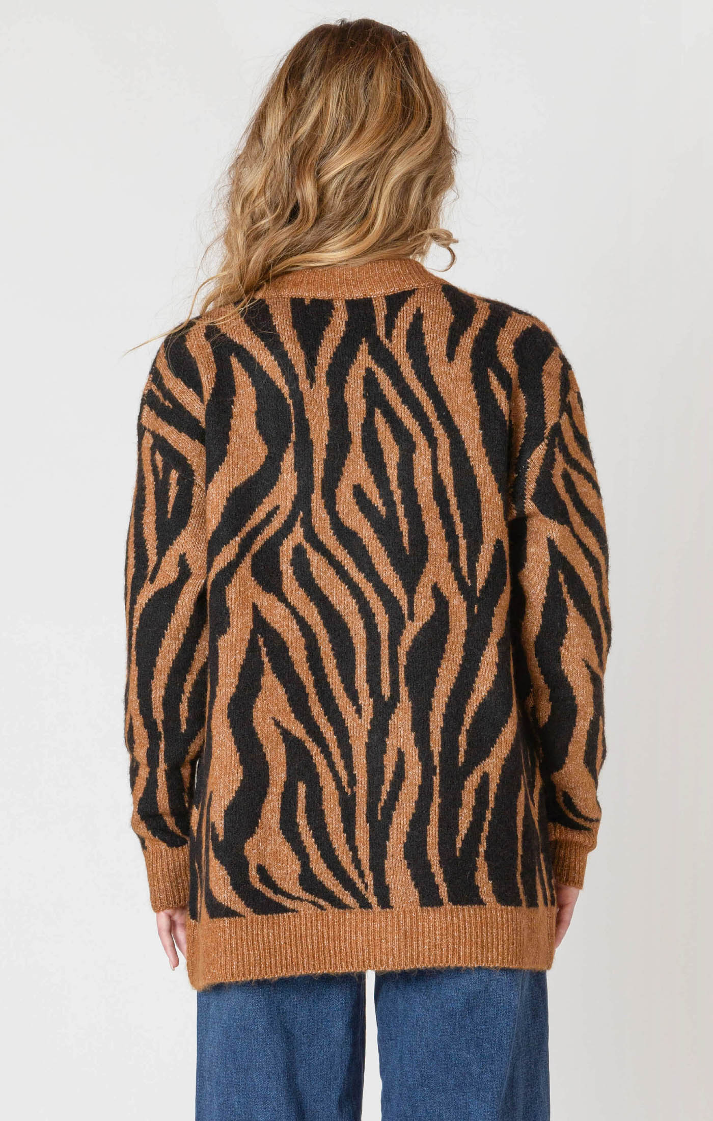 Room 34 Tiger Print Cardigan FN