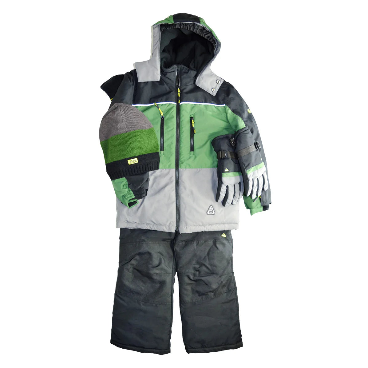 Blizz- 5 Piece Green Snowsuit Set FN