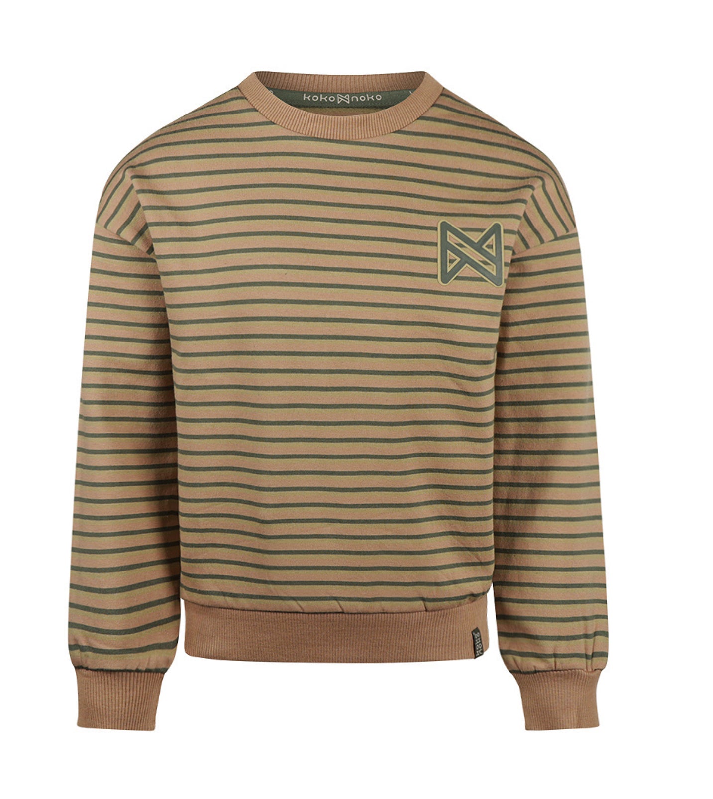 Koko Noko Green Striped Sweater FN