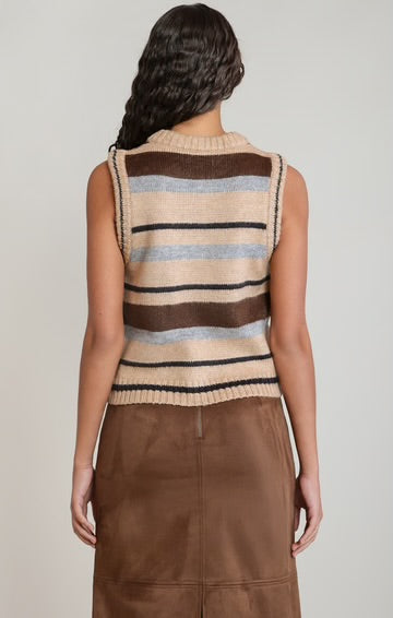 DEX Stripe Sweater Vest 02-08