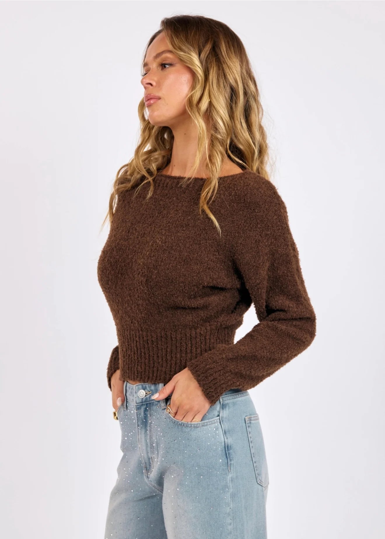 Sage the Label India Boat Neck Sweater FN