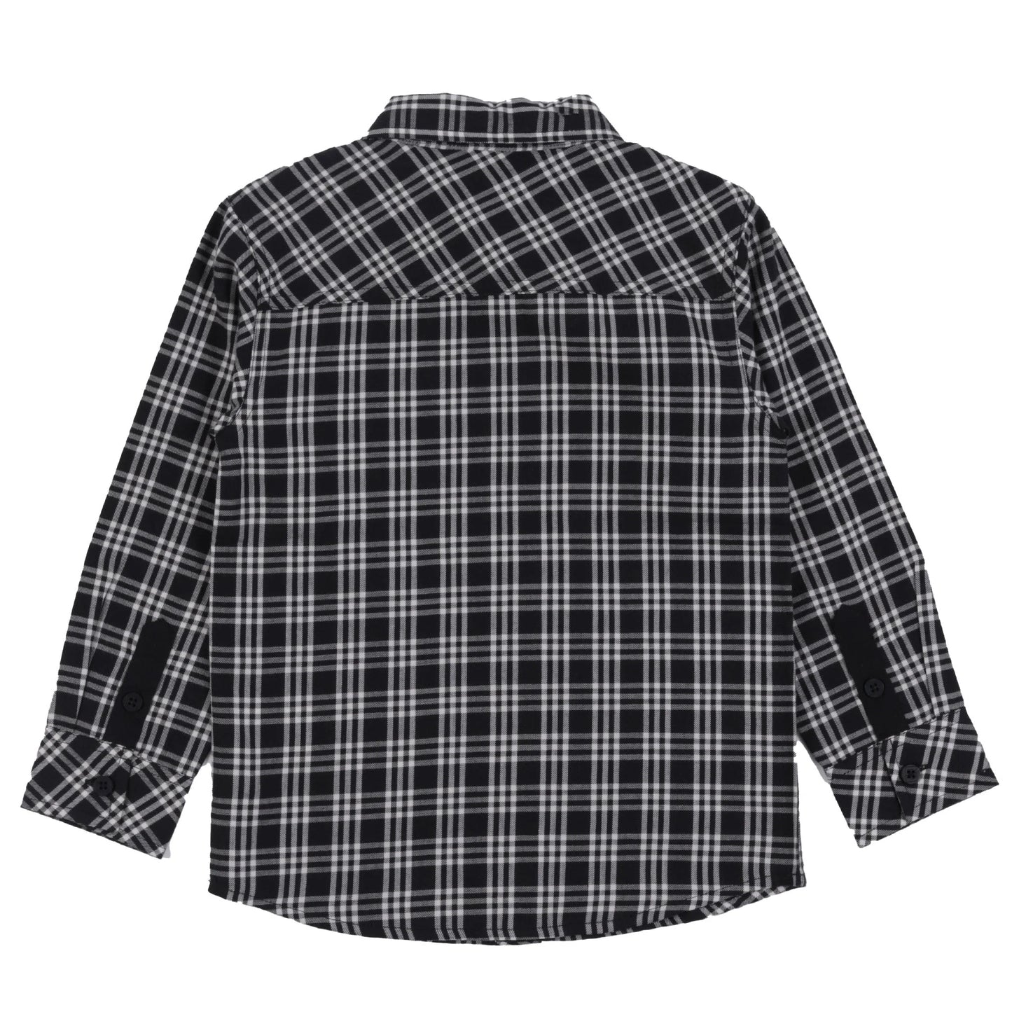 Nano Plaid Shirt With Bow Tie FN
