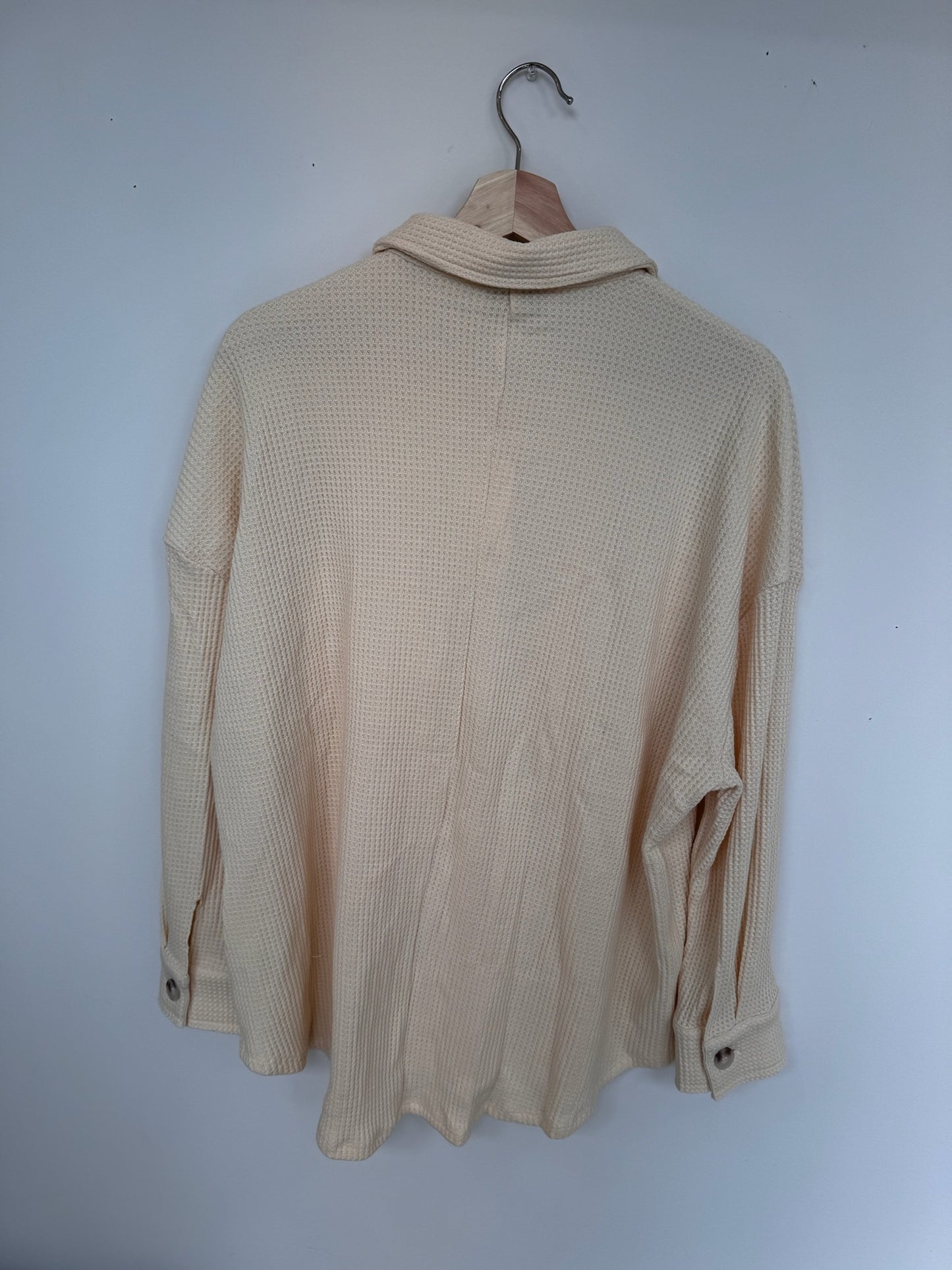 Sadie & Sage Waffle Knit Shacket - FA24