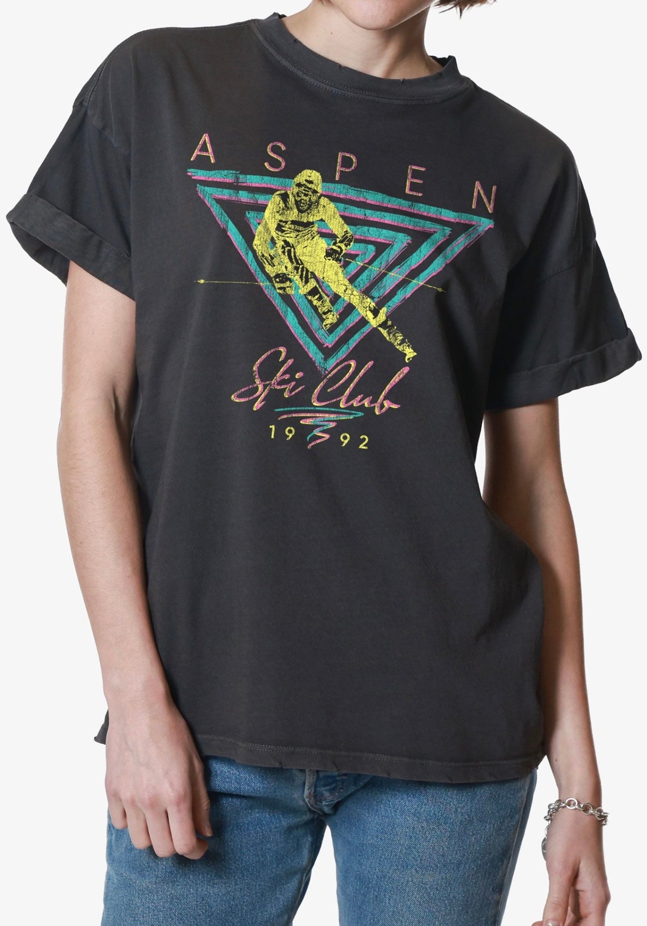 Girl Dangerous Aspen Ski Club Boyfriend Tee FN