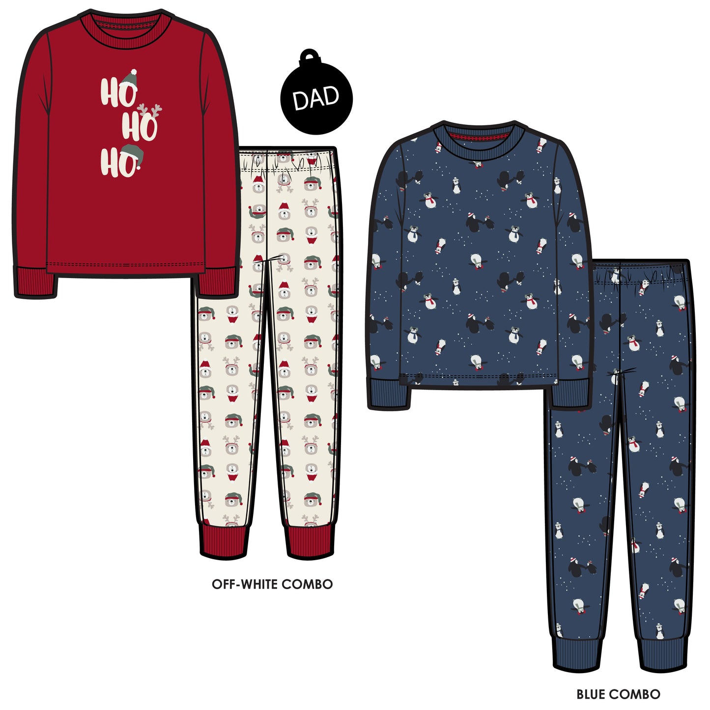 MID Men’s Christmas Pajamas FN