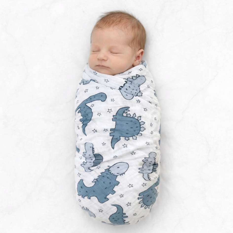 Baby Bliss Bamboo Muslin Swaddle Blanket