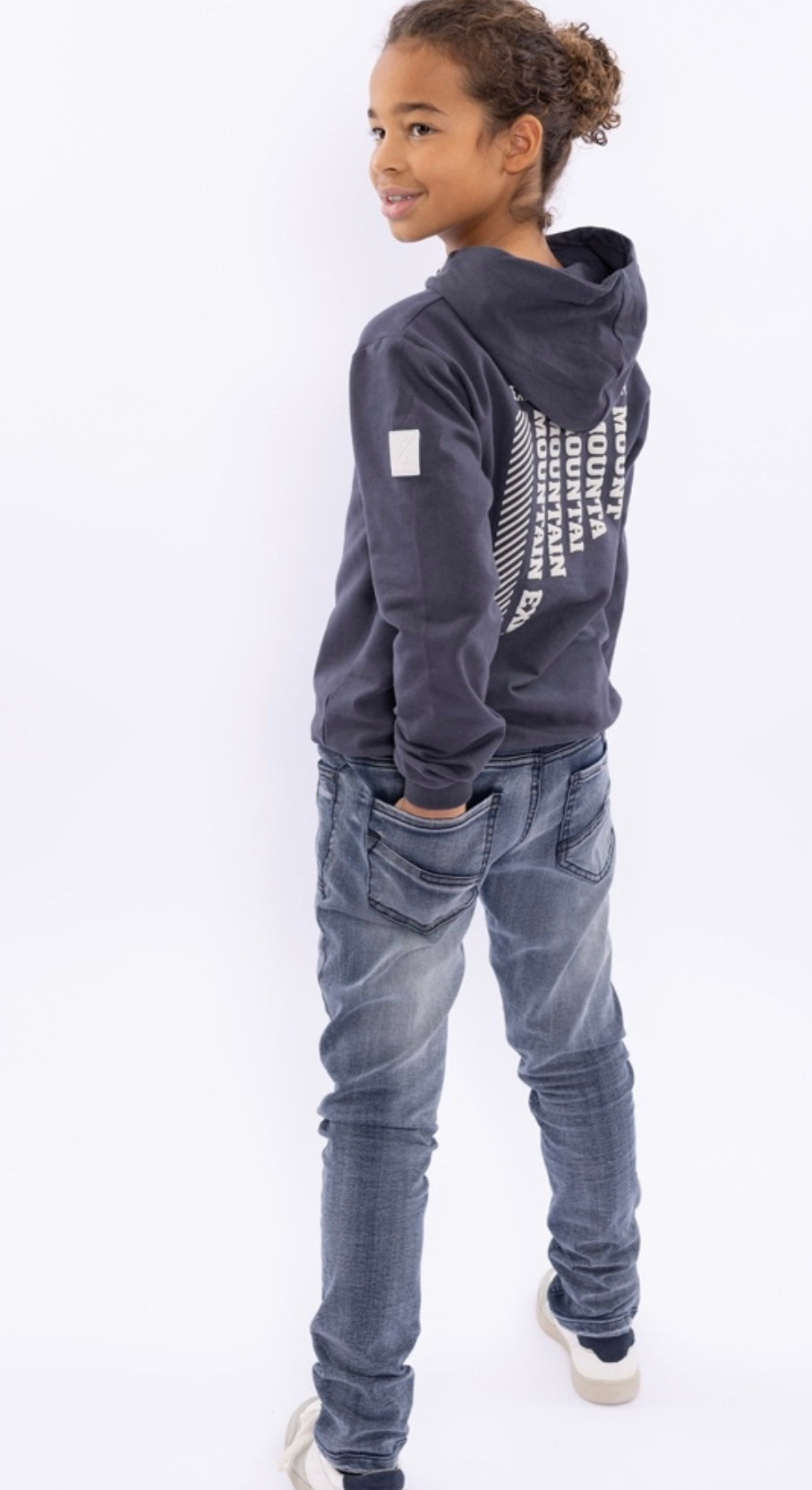 No Way Monday Tapered Blue Jeans FN
