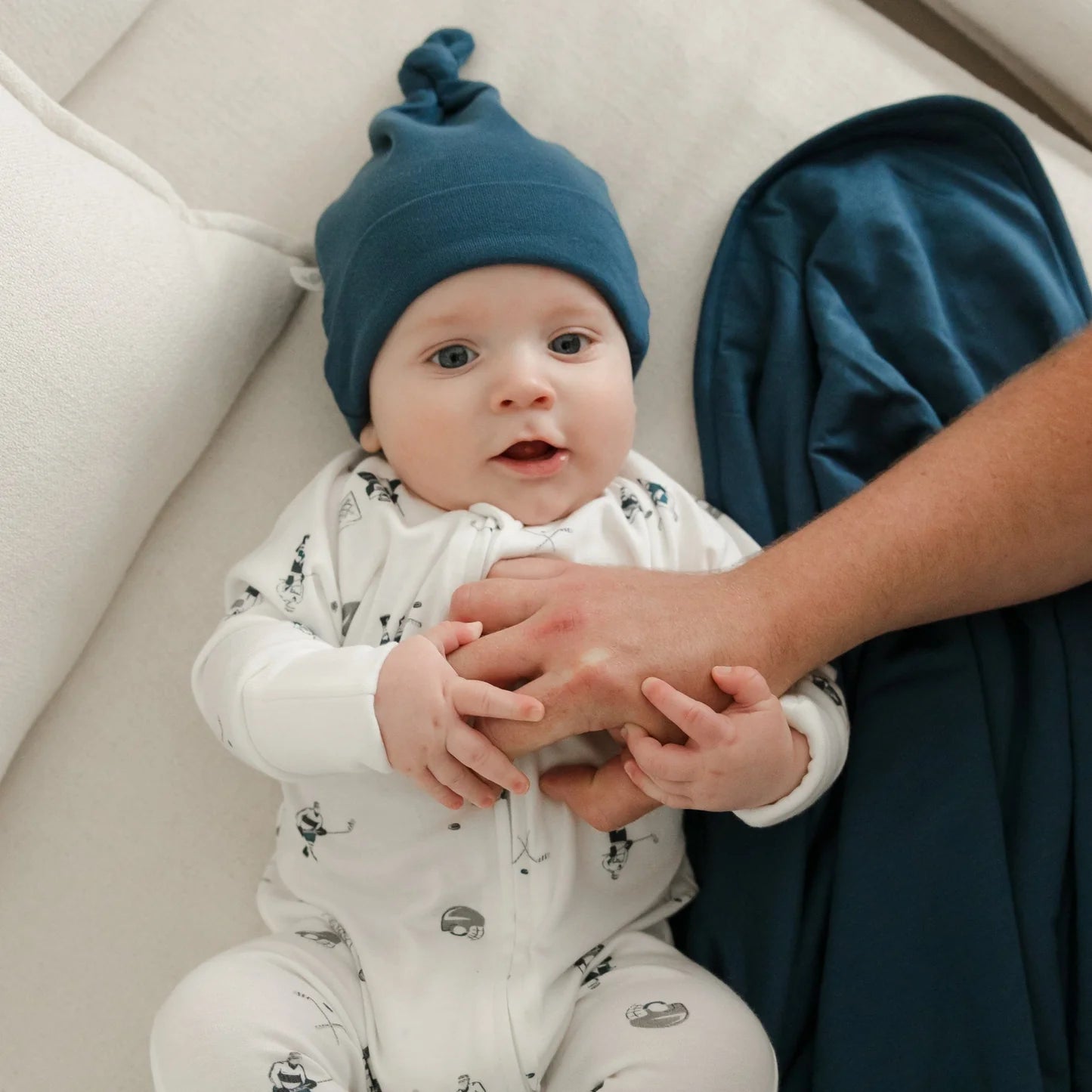 Perlimpinpin Bamboo Knotted Hat (1-3M)