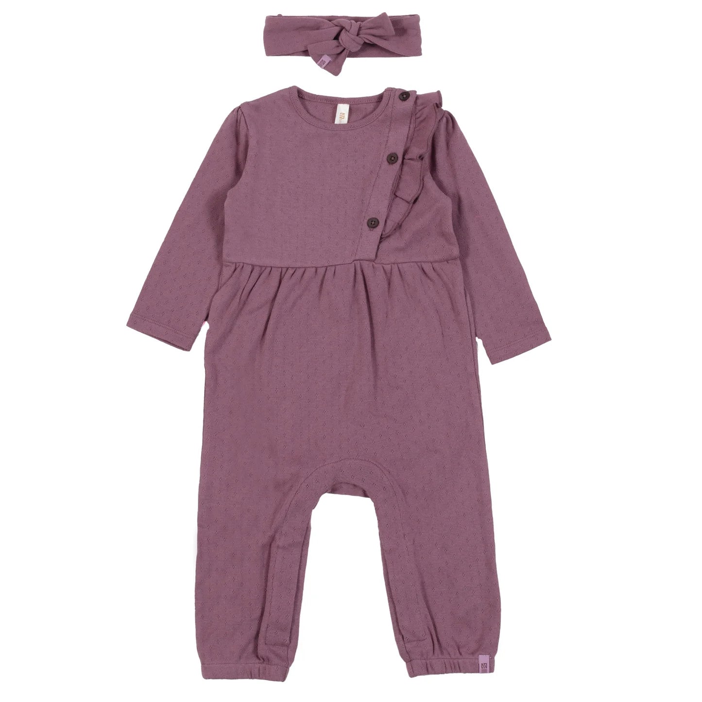 Nano Mauve Romper with Headband FN