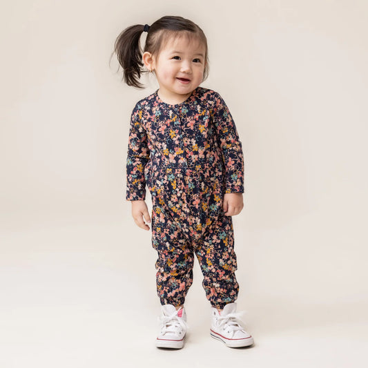 Nano Navy Floral Romper FN