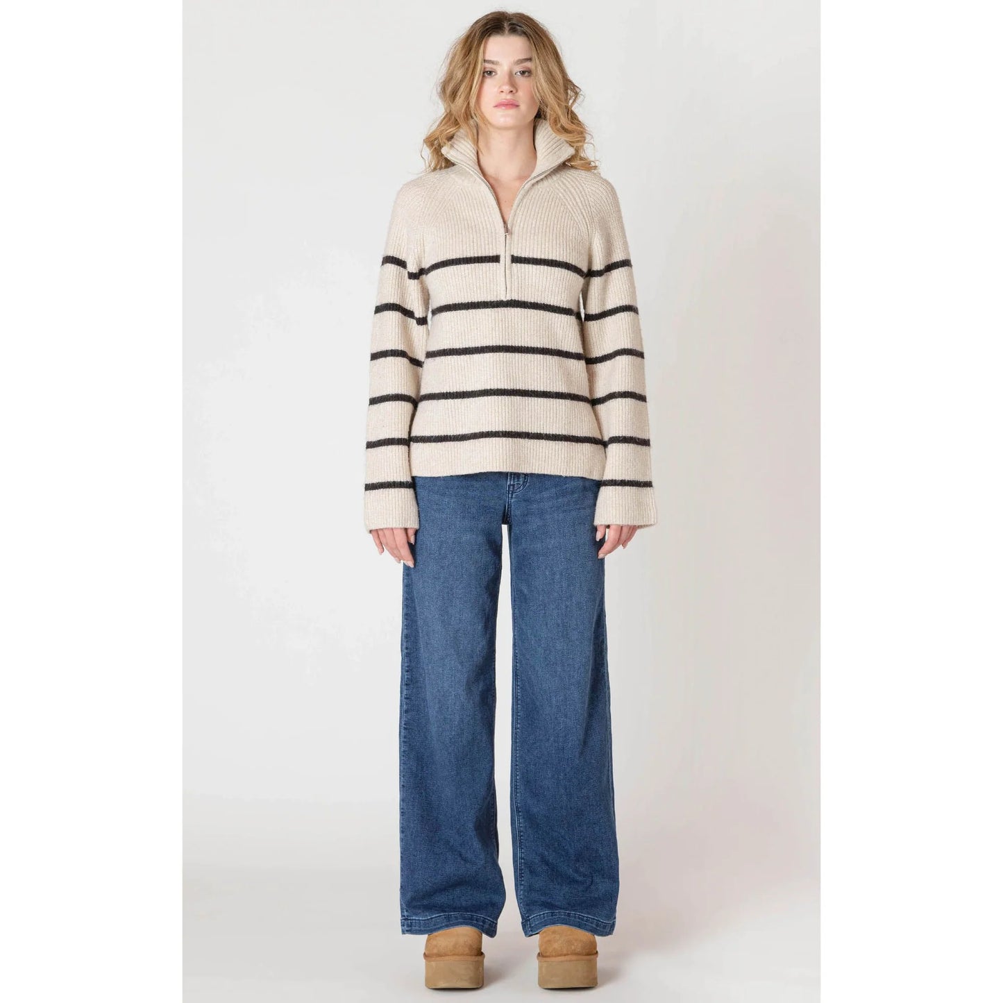 Room 34 Half-Zip Longline Sweater FN