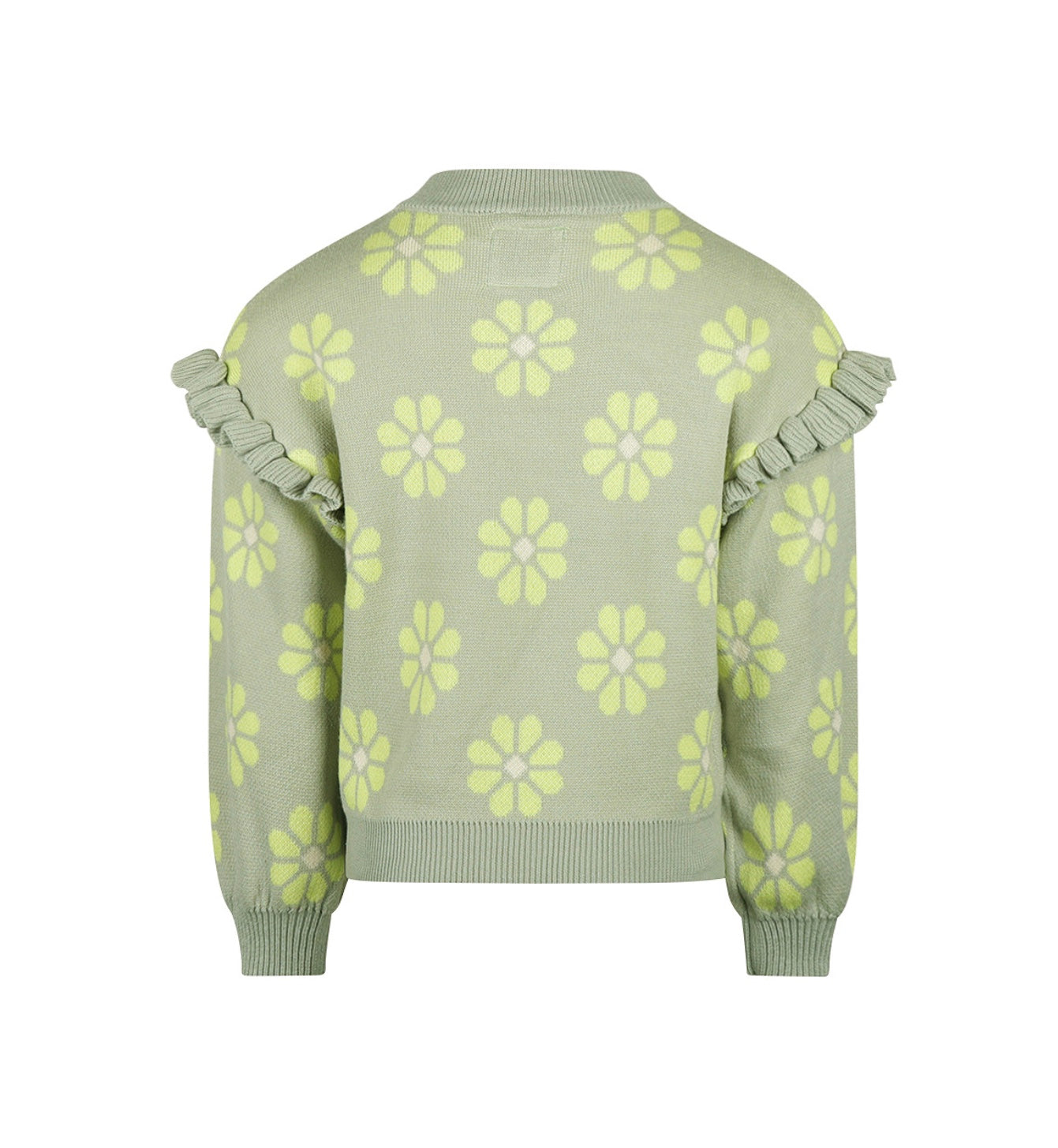 Koko Noko Floral Ruffle Sweater FN