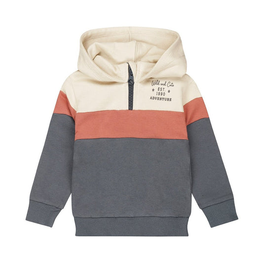 Dirkje 1/4 Zip Hooded Sweater FN