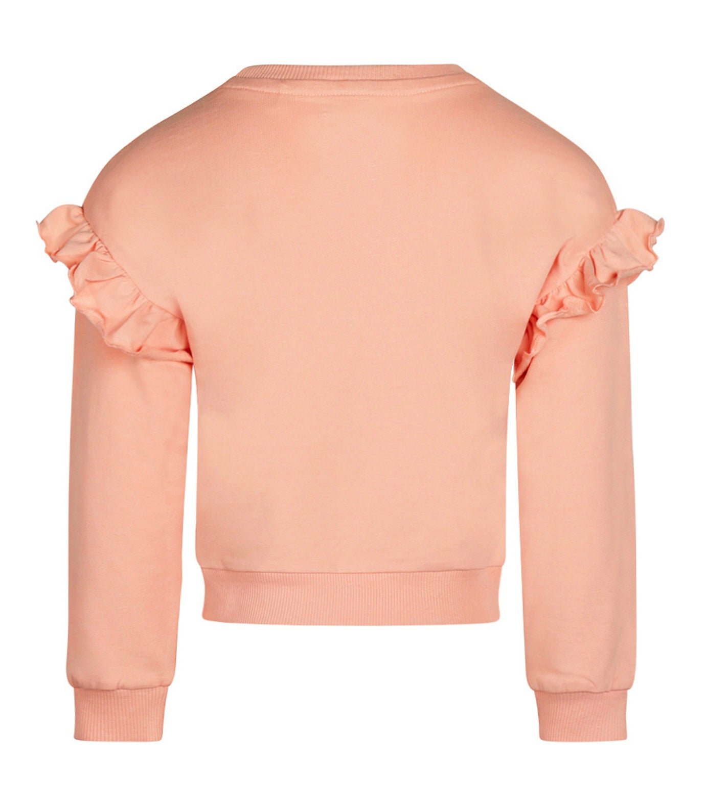 Koko Noko Dusty Pink Ruffle Shoulder Crew FN