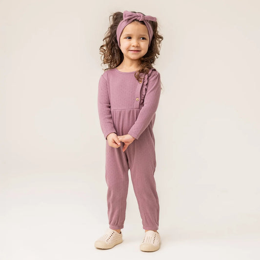 Nano Mauve Romper with Headband FN