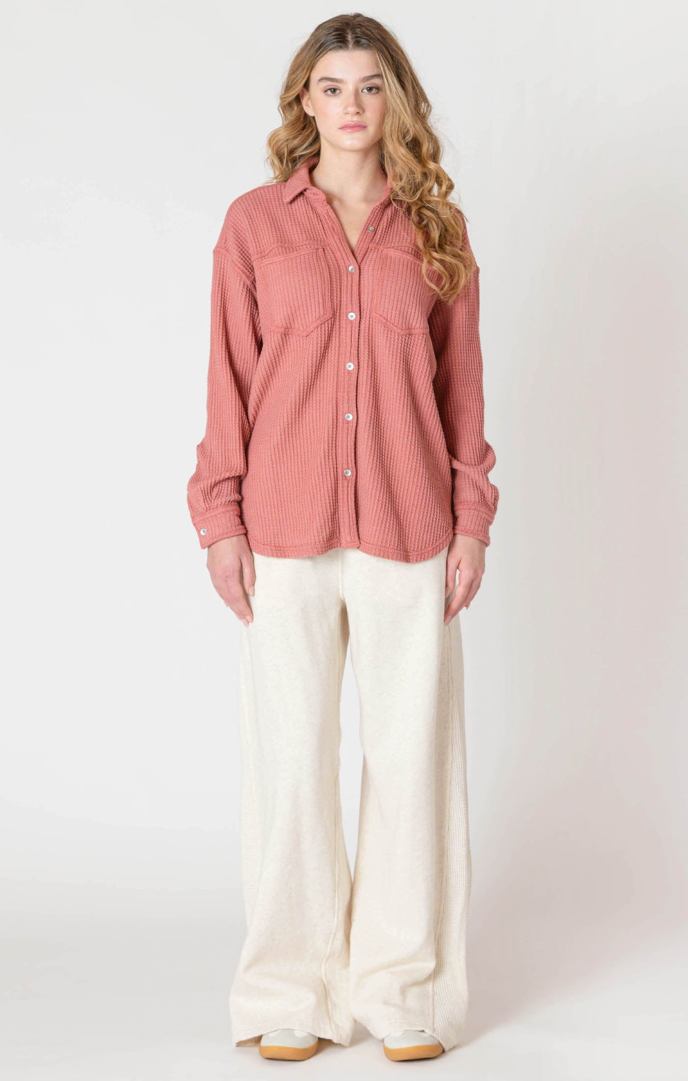 Room 34 Thermal Knit Shacket FN