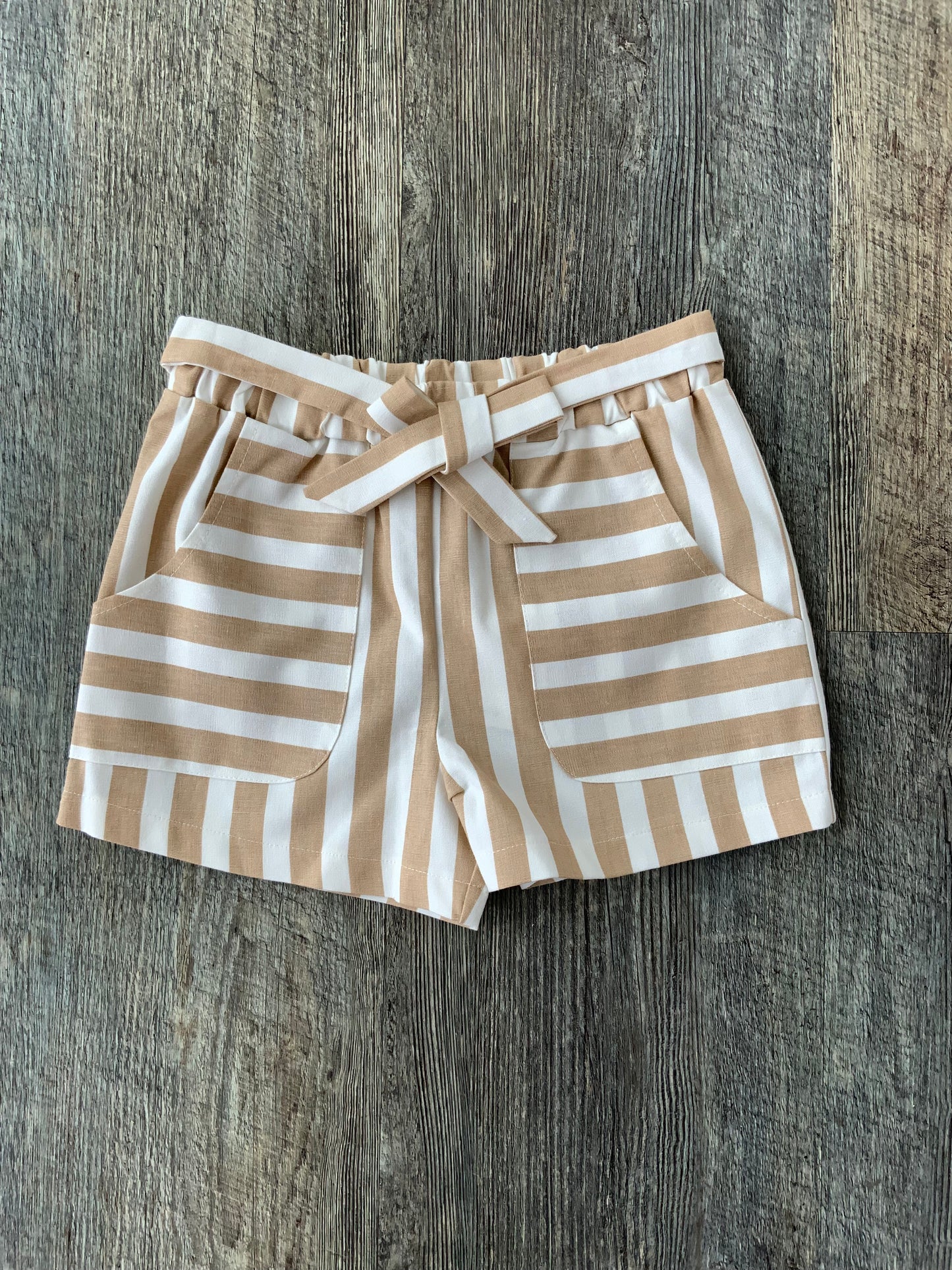 MID Ginger Striped Shorts