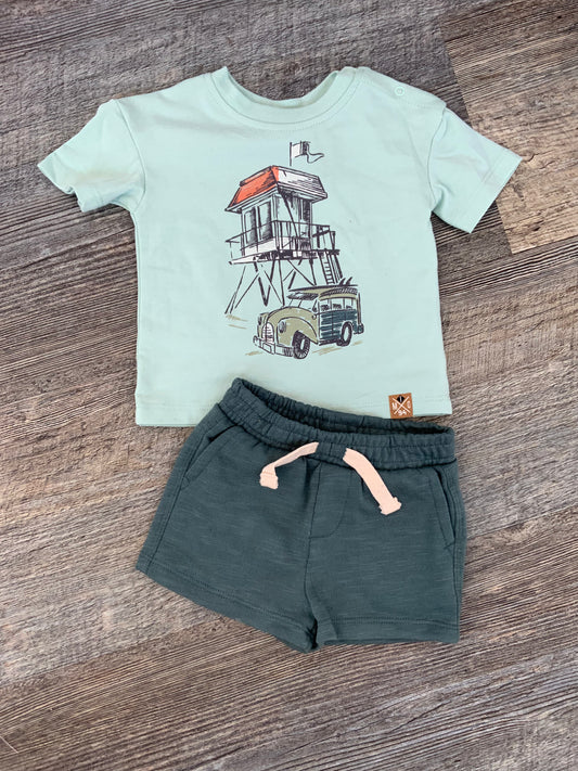 MID 2 Piece Tee & Short Truck SPN
