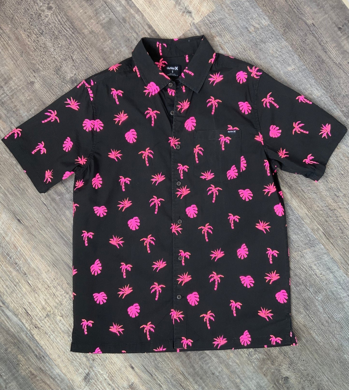 Hurley Rincon Palm Button Up Tee SPN