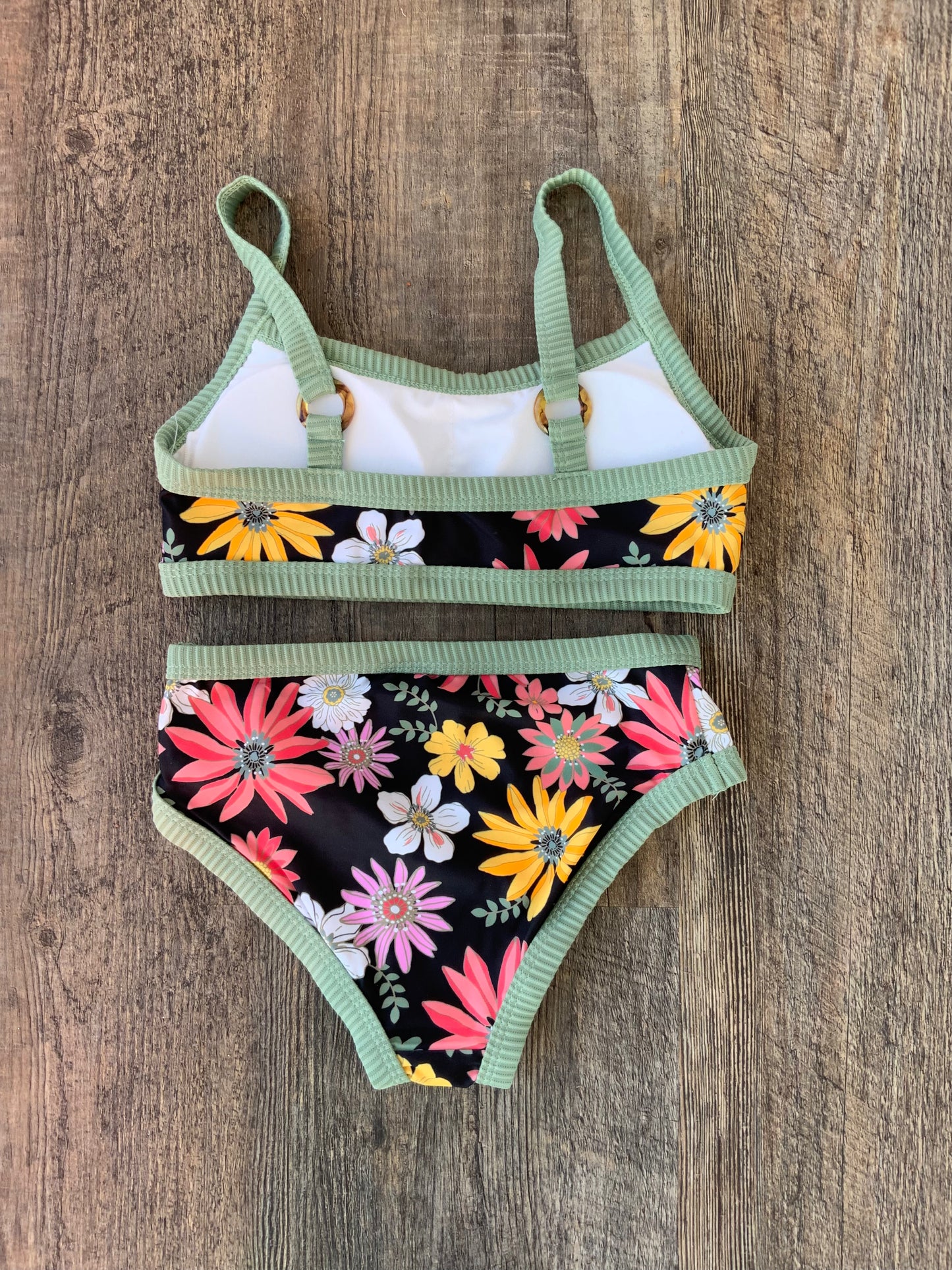 MID Floral Two Piece Swim