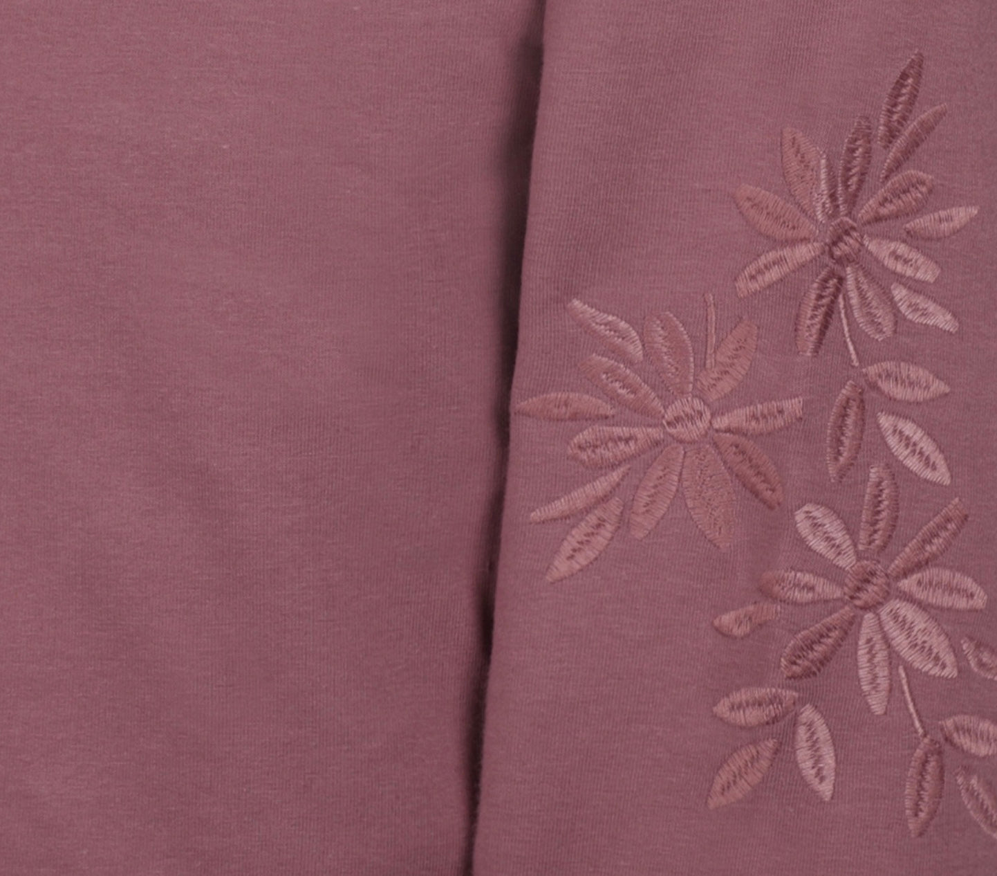 No Way Monday Purple Embroidered Crewneck FN