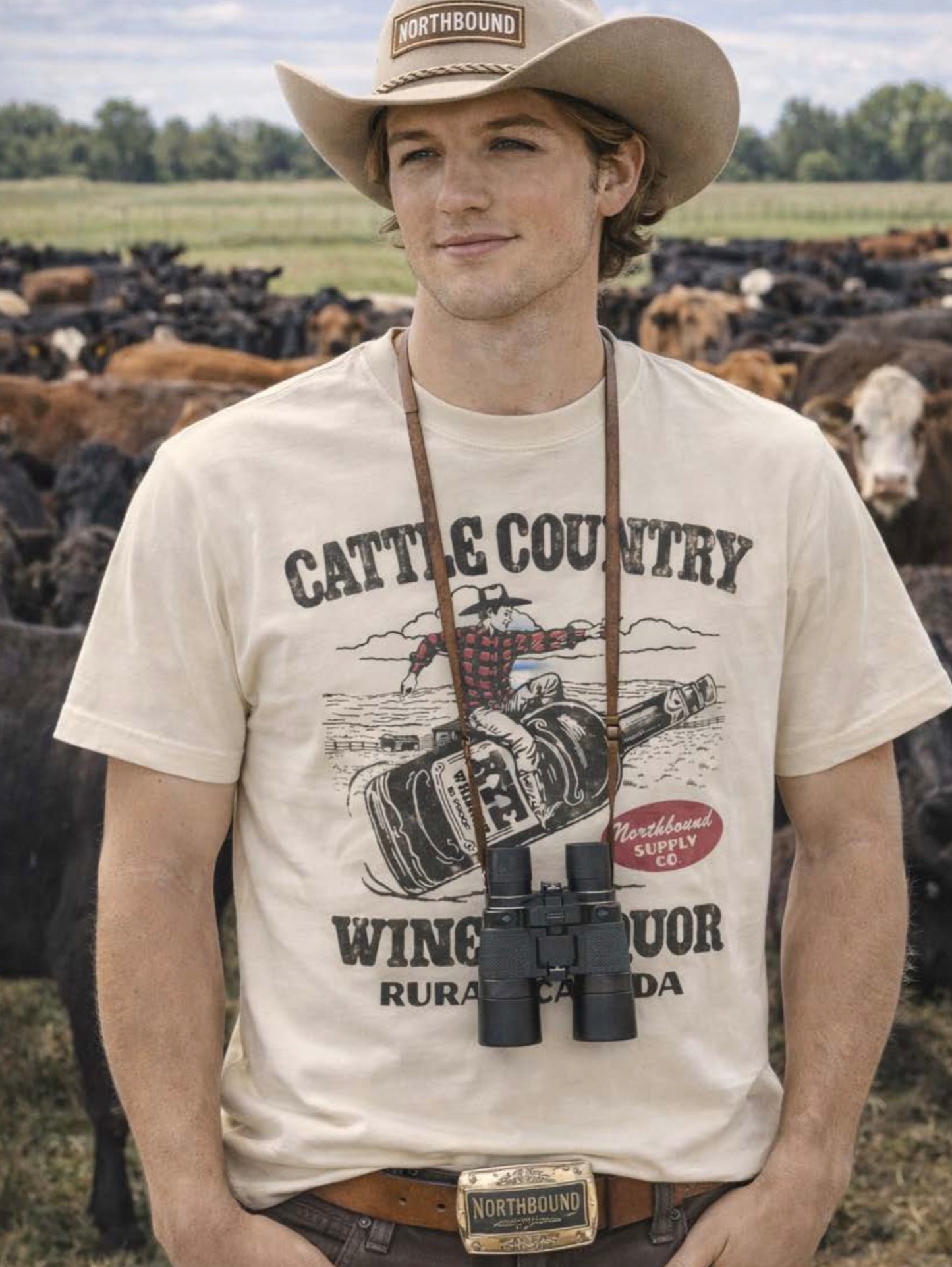 Northbound Cattle Country Tee SPN