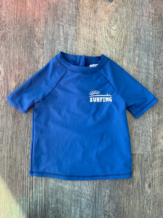 MID Blue Rash Guard Shirt