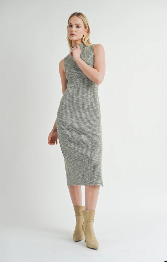 Sage The Label On The Path Turtleneck Midi Dress - FA24
