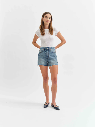 Daze The Knockout High Rise A-Line Shorts SPN