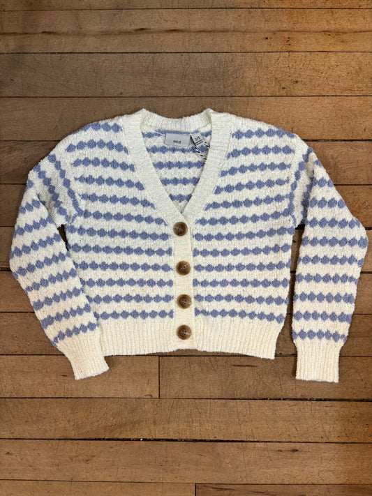 MID Stripe Cardigan SPN